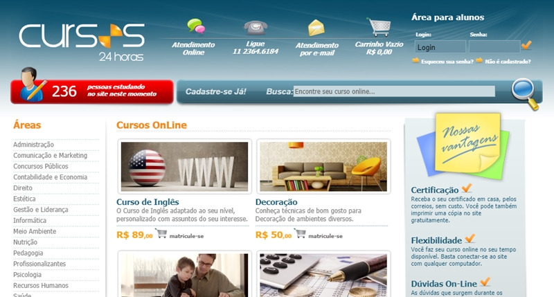 cursos 24 horas online