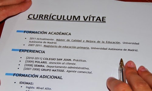 pickingupmymat: 18 Lovely Modelo De Curriculum Vitae No Documentado Peru