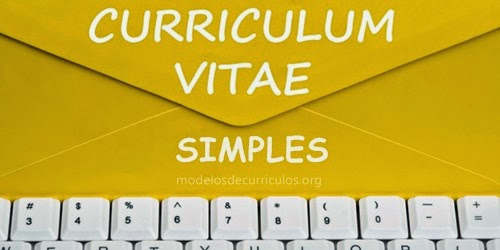 Curriculum Vitae Simples